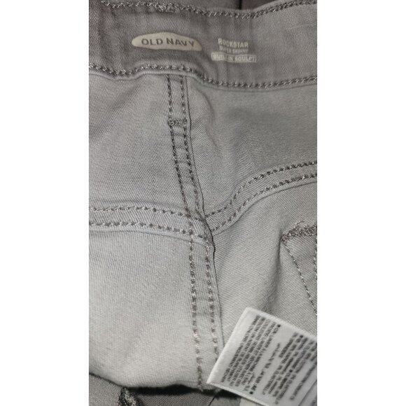 Old Navy Rockstar Light Gray Womens Denim Jeans - Picture 5 of 10